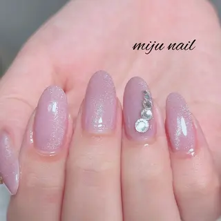 ネイル ❁miju nail 大人上品/自爪育成のネイルデザイン