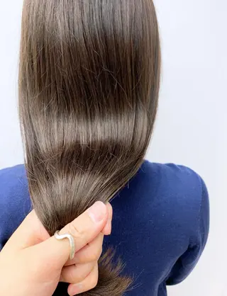 ロング カラー 縮毛矯正×髪質改善 店長　DAITOのヘアスタイル