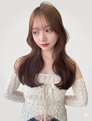 ミディアム カラー 艶髪ケア特化✨ トワのヘアスタイル