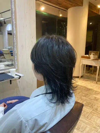 ミディアム カラー 💥桜木町メンズ専門 💥ルキのヘアスタイル