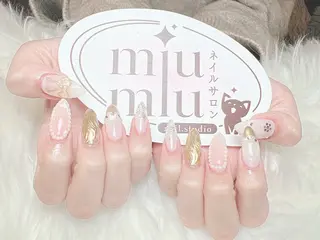 ロング yu naのネイルデザイン