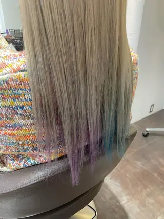 ロング カラー 💎赤み消しカラー 特化型デザイナー💎のヘアスタイル