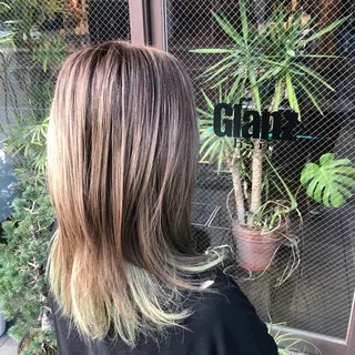 セミロング Glanz hair 坂牛匠のヘアスタイル