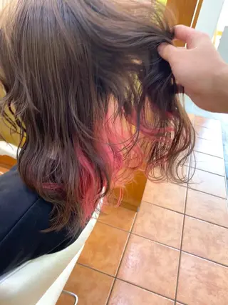 ミディアム カラー ✨髪質改善専門店✨ QOLU✨のヘアスタイル