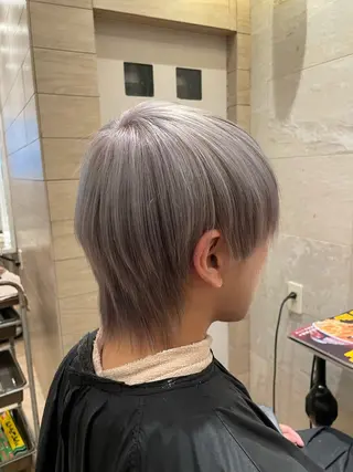 ショート カラー メンズ 髪質改善艶髪✂︎小寺 透明感カラーのヘアスタイル