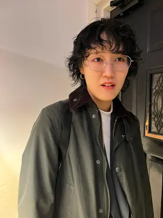ショート カラー パーマ eri kinjoのヘアスタイル