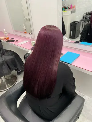 ロング カラー モテ髪ハイトーン🫧 serina🎀池袋のヘアスタイル