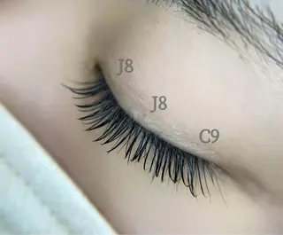 マツエク・マツパ ビューティーサロン エクラ【野多目店】のマツエク・マツパデザイン