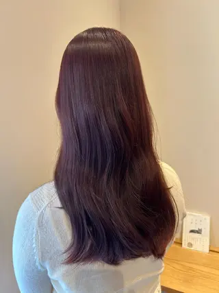 ロング カラー 田中 琴鈴のヘアスタイル
