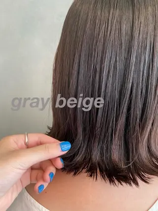 ミディアム カラー 住田悠紗/ カットモデル募集中のヘアスタイル