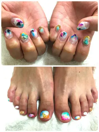 ネイル 河野ちえ (雑誌掲載サロン)のネイルデザイン