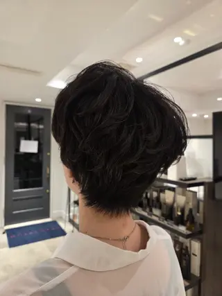 ショート パーマ ✨カット✨ 小田　なつめのヘアスタイル