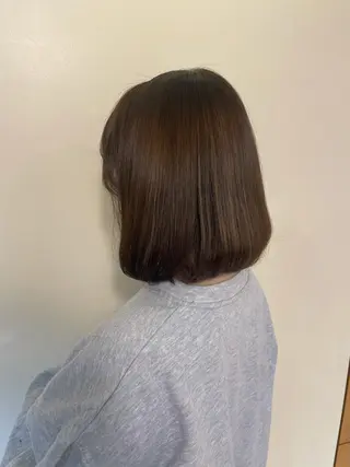 ミディアム 美髪矯正・ブリーチ 矯正🫧秋元ゆたかのヘアスタイル