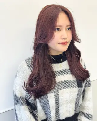 ロング 韓国ヘア🇰🇷 スズキのヘアスタイル
