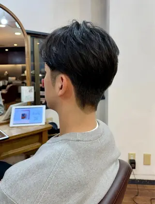 パーマ メンズ 韓国ヘア 🎀華澄のヘアスタイル