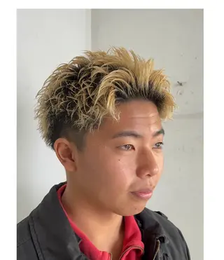 ショート メンズ UMM daichi メンズパーマのヘアスタイル