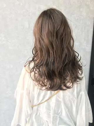 セミロング カラー レイヤーカット BLend 渋谷のヘアスタイル