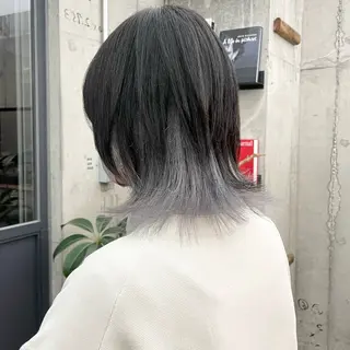 ミディアム カラー メンズ ✂︎ウルフ・ショート ✂︎MIKUNIのヘアスタイル