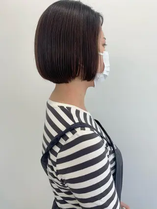 ショート クニモトハルナ ボブ/柔らかカラーのヘアスタイル