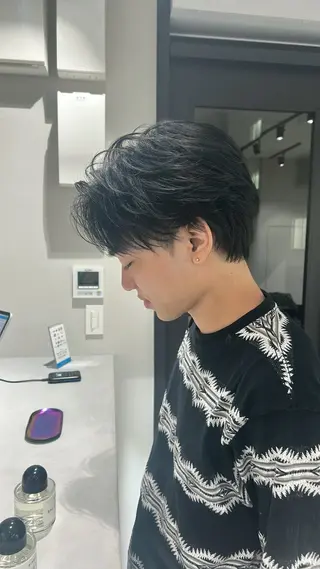 メンズ option所属・三浦千裕 メンズカットのヘアスタイル