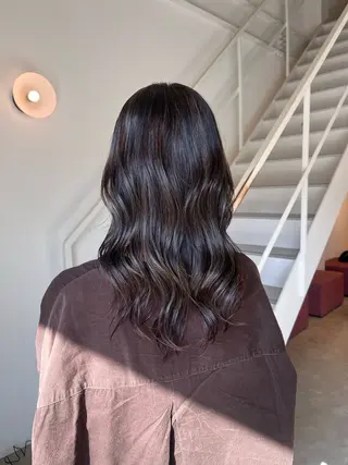 セミロング カラー 艶髪✨️ kuyumi🌷のヘアスタイル