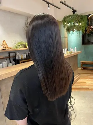 セミロング シャドウパーマ No.1うえちりくのヘアスタイル