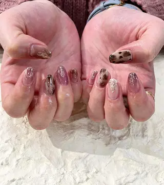 nail* runa🌻のネイルデザイン