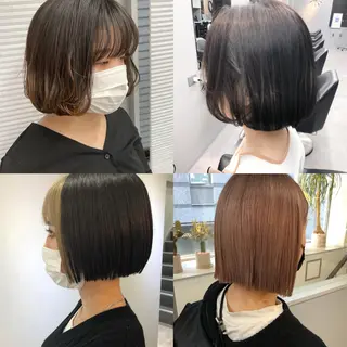 ショート カラー ヘアアレンジ cherir髪質改善 パーソナルカラー診断のヘアスタイル