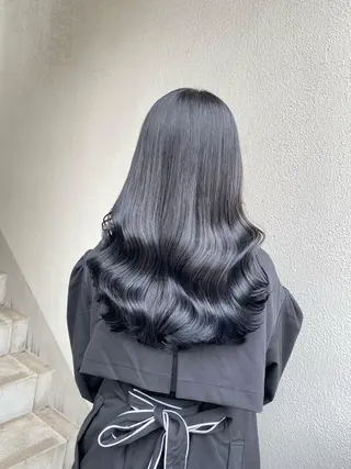 ロング カラー エフェクトブリーチ 🌟前澤啓太朗のヘアスタイル