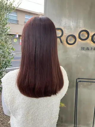 ロング カラー 【ツヤ髪特化】 スズキアキエのヘアスタイル