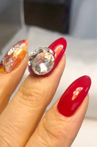 セミロング TAKAMATSU RINAのネイルデザイン