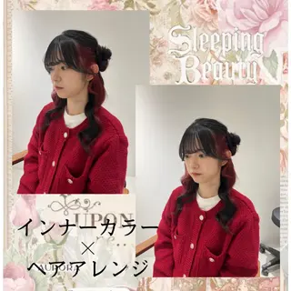 ロング カラー ヘアアレンジ 🎀トップスタイリ スト湯川響🎀のヘアスタイル