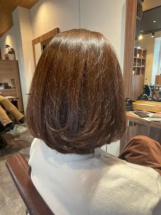 ミディアム カラー RAPTURE 上小田井のヘアスタイル