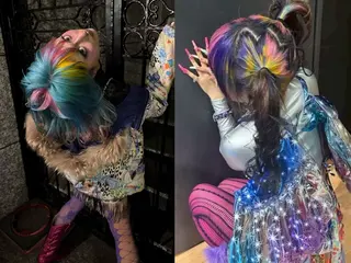 ミディアム カラー 名古屋／デザイン／ ブリーチ/松井亮磨のヘアスタイル