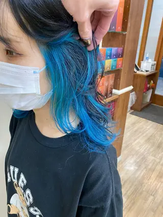 カラー SALOWIN栄 高須大貴のヘアスタイル