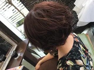 ショート カラー パーマ 堤太志 メンズパーマ特化のヘアスタイル