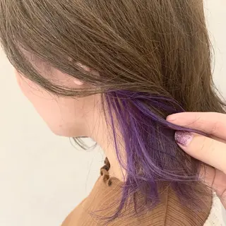 ミディアム カラー ︎︎🧸 ユリ ︎︎🧸のヘアスタイル