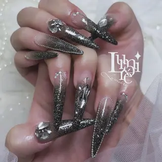 ネイル Lumière｜ ロング｜ワンホンのネイルデザイン