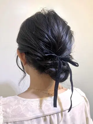 ヘアアレンジ 🤍ヘアセット.ヘア アレンジ湯山詩織🤍のヘアスタイル