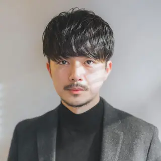 ショート パーマ メンズ メンズ特化美容師/ 藤戸 椋のヘアスタイル