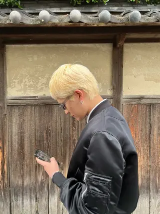 ショート メンズ 稲村 獅童のヘアスタイル