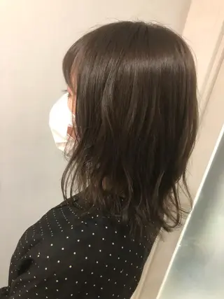ミディアム 藤田 遼のヘアスタイル
