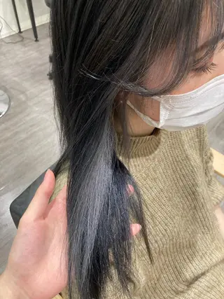 セミロング カラー ミルクティー量産💙 💙ブリーチ特化💙のヘアスタイル