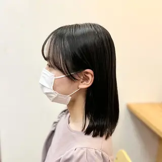 ミディアム 冨田 豊のヘアスタイル