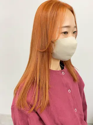 ロング カラー 寒河江 友花のヘアスタイル