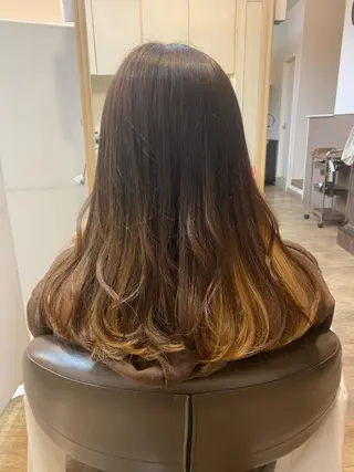 ロング 長嶋 花梨のヘアスタイル