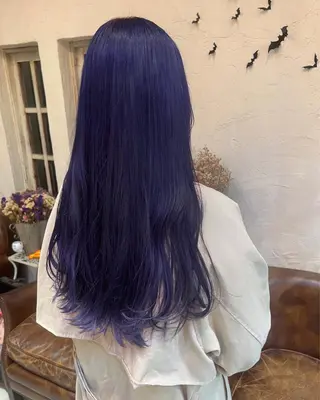 ロング カラー 抜きっぱなしブロンド /ハイトーン/カナタのヘアスタイル