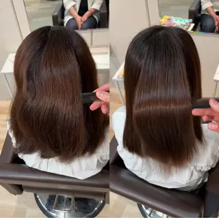 ミディアム 美髪矯正🪞髪質改善 立石ヒロトのヘアスタイル