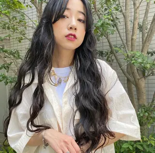 ロング カラー 🧡色落ちまで2度綺 麗なカラー🧡ヨシキのヘアスタイル