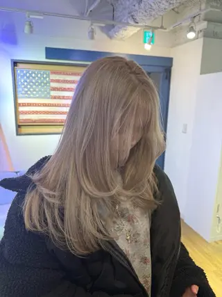 ロング カラー RinoShores nagisaのヘアスタイル